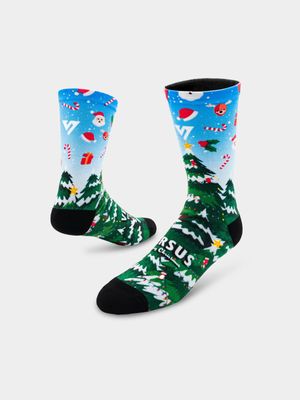 Versus Santa Snowfall Elite Socks