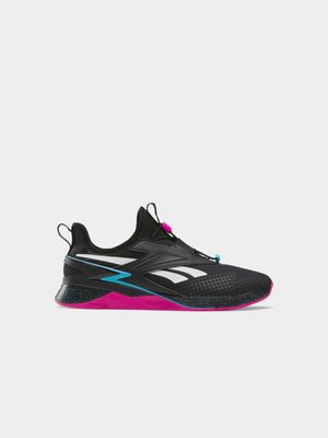 Mens Reebok Nano X3 Froning Black/Pink Training Shoes