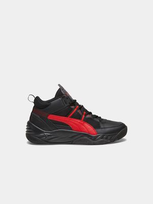 Mens Puma Rebound Future NextGen Black/Red Sneakers