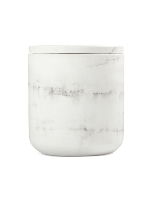 containable marble resin white 10.5cm