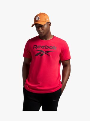 Men's Reebok Big Logo Red Tee