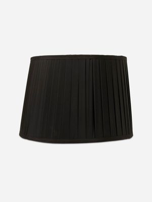 Pleated Lamp Shade Black 26 X 36cm