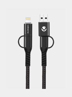 Volkano Weave 4-in-1 charge & data cable
