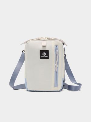 Converse Unisex Convertible Ecru Crossbody Bag