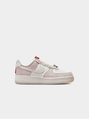 Nike Women's Air Force 1 Pink/Cream Sneaker