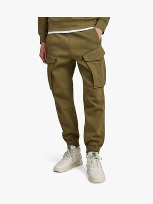 G-Star Men's Cargo Olive Green Sweatpants