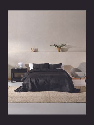 Linen House Verona Black Coverlet Set 270x270