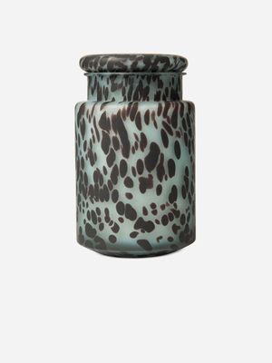 Jar Candle Nipped Speckled Grey Large