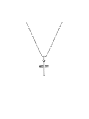 Miss Swiss Sterling Silver Cross Pendant Necklace