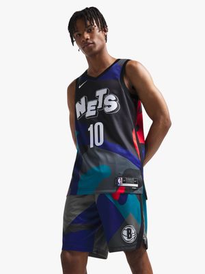 Nike Men's Brooklyn Nets Multicolour Swingman Shorts