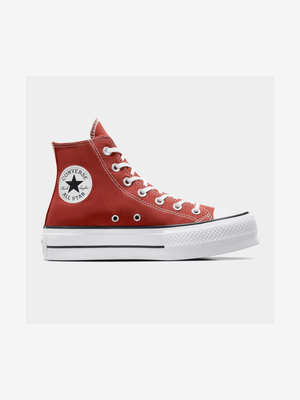 Womens Converse Chuck Taylor All Star Lift Ritual Red/White Sneakers