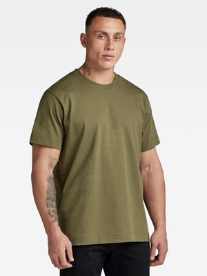 G-Star Men's Loose Essential Green T-Shirt
