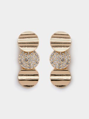 Diamante Drop Earrings