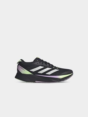 Mens adidas Adizero SL Black/Green/Purple Running Shoes