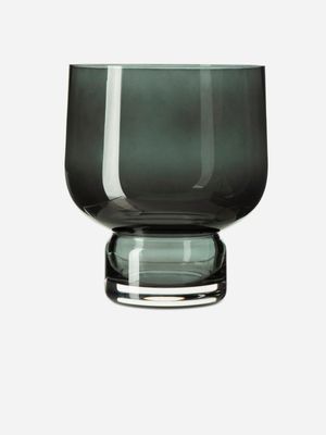Hourglass Votive Candle Holder Black 20cm