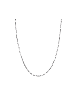 Sterling Silver Women's Figaro Necklace
