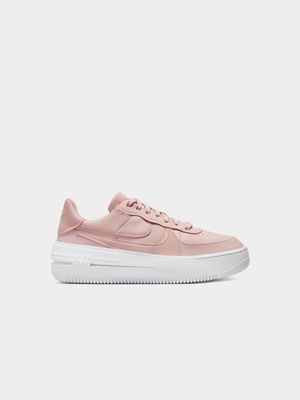 Nike Women's Air Force 1 Platform Pink Sneaker