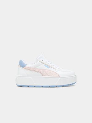 Puma Junior Karmen Rebelle White/Pink Sneaker