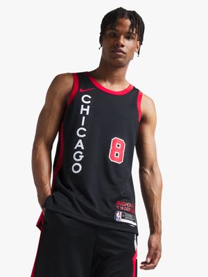 Nike Men's Zach LaVine Chicago Bulls Black Vest