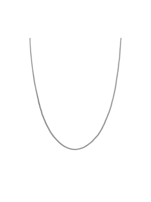 Sterling Silver Women's Classic Fine Curb Necklace