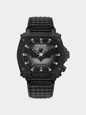 Police Forever Batman Black Leather Limited Edition Watch