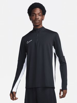 Mens Nike Dri-Fit Academy23 Long Sleeve Black Drill Top