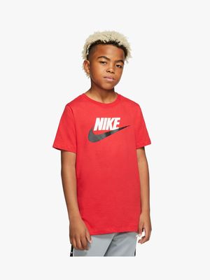Nike Youth NSW Futura Icon Red T-shirt