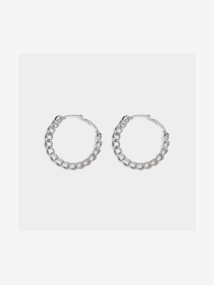 XL Chain Hoop Earrings