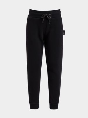 Younger Girl's Black Joggers