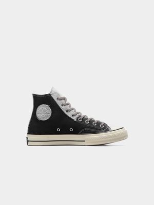 Converse Men's Chuck 70 Mixed Materials Black/Grey Sneaker
