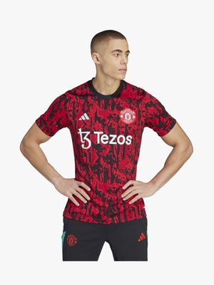 adidas Men's Manchester United Supporter Jersey Red/Black