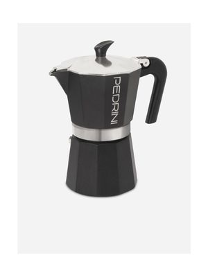 Pedrini Aroma Coffee Maker 6 Cups Black