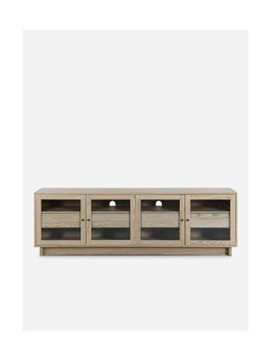 Urban Media Unit With Drawers Natural