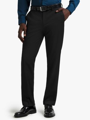 Jet Men's Black Suit Trouser