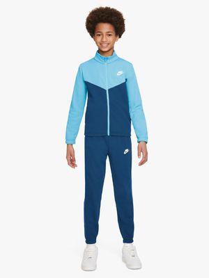 Boys Nike Sportswear Blue Tracksuit