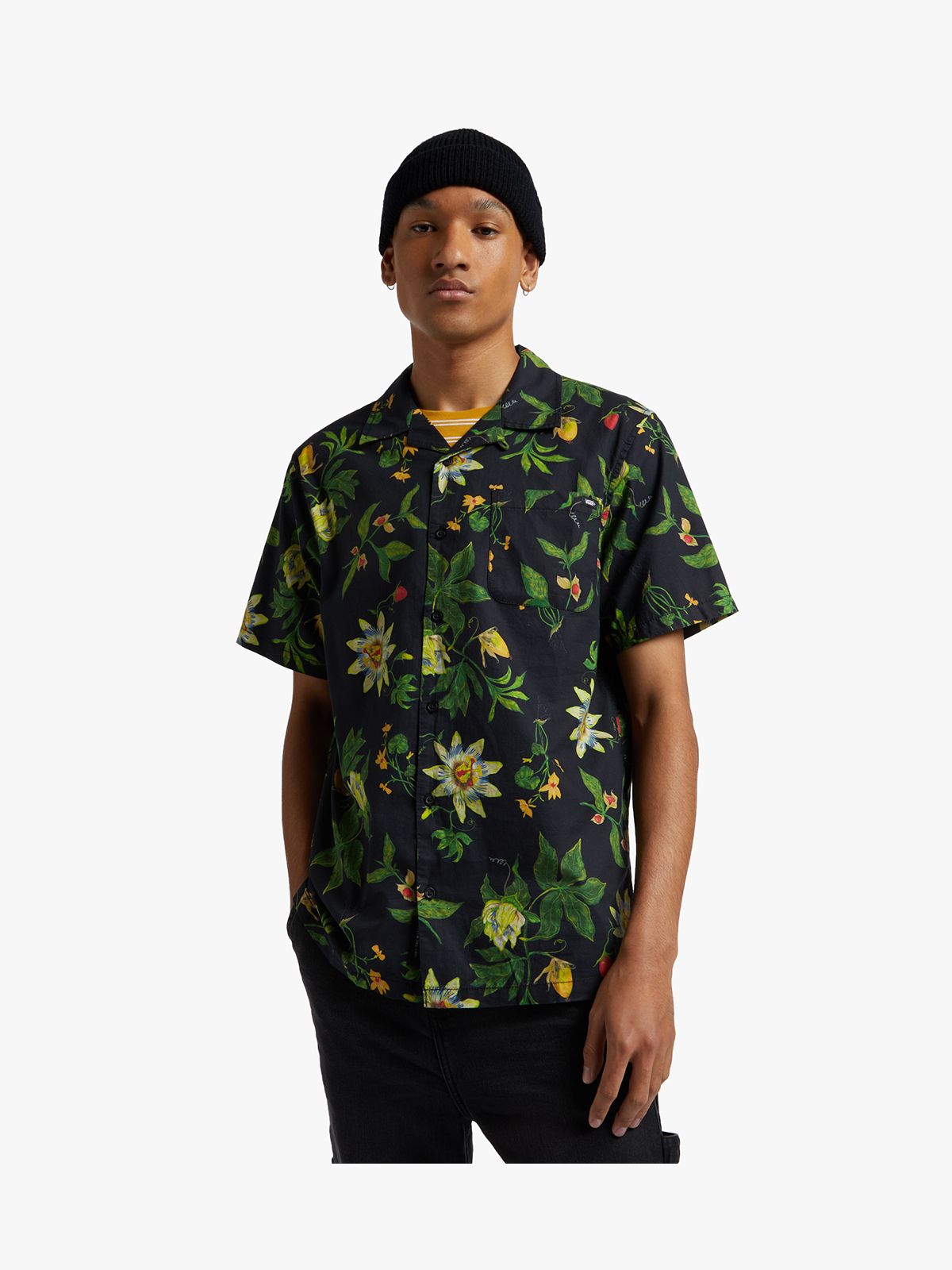 Vans Men's Greener Grounds Floral Shirt - Bash.com