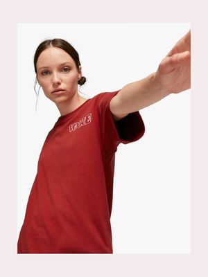 Puma x Vogue Women's Red T-Shirt