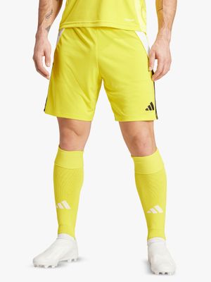 Mens adidas Tiro24 Yellow Football Shorts