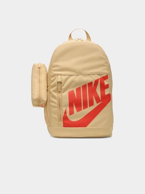 Junior Nike Elemental Sesame/Picante Red Backpack