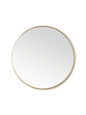 mirror clean round gold 81.5cm