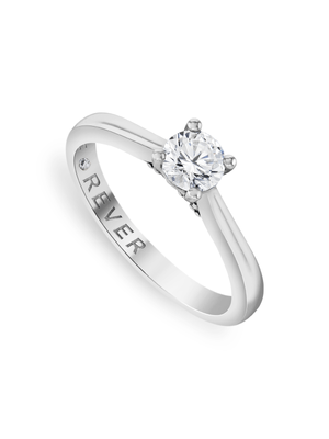 White Gold 0.40ct Diamond Solitaire Ring