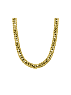 Stainless Steel Gold Curb Chain