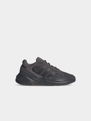 Mens adidas Ozelle Cloudfoam Charcoal/Black Running Shoes