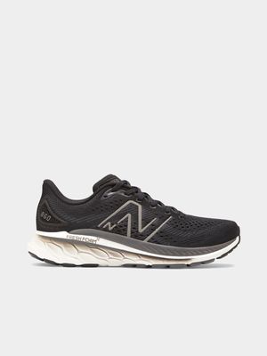 Mens New Balance Fresh Foam X 860 v13 Black/White Running Shoes