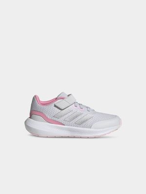 Junior Pre-School Run Falcon 3.0 Grey/Silver/Pink Shoes