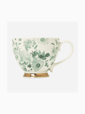 @home floral mug grey new style
