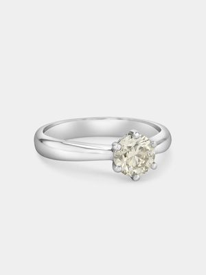 White Gold 1.00ct Diamond Solitaire Ring