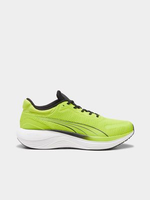 Mens Puma Scend Pro Lime/Black Running Shoes
