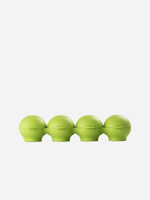 joie round ice tray silicone green