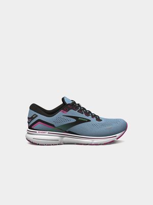 Womens Brooks Ghost 15 Blue Bell/Black Running Shoes